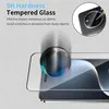 A close-up of a smartphone screen protector with a metallic sphere demonstrating its impact resistance. Anteprima dell’immagine prodotto