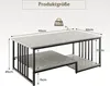 A diagram showing the dimensions of a coffee table. Produktbild-Vorschau