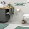 Soporte para papel higiénico Eluno, soporte de bambú para Vista previa de la imagen del producto 2