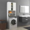 vidaXL Skříň na pračku bílá 64x25,5x190 cm Náhled obrázku produktu 2