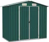 vidaXL Szopa ogrodowa zielona 205x129x183 cm stal Podgląd zdjęcia produktu 14
