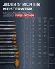 LIEBERGE Premium Pinselset Acrylfarben – 12 Pinsel ohne Produktbild-Vorschau 3