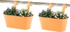 2 Stück Blumentopf Hängend, Blumentöpfe zum Aufhängen mit Produktbild-Vorschau 1
