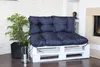 Cuscini per pallet blu scuro|Seduta 120x60 + schienale Anteprima dell’immagine prodotto 13