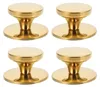Topfdeckelgriff, 4 Stück, Edelstahl, hitzebeständig, 6,7 x 6,7 x 3,7 cm, gold Productafbeelding-voorbeeld