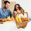 Relaxdays Faltkorb Apfel, HBT: 30 x 27 x 22,5 cm, Klappkorb Produktbild-Vorschau 3
