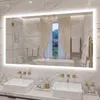 LED-Badspiegel 100x70 cm, dimmbar, 3 Lichtfarben, Touchschalter, beschlagfrei Productafbeelding-voorbeeld