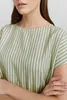 OXMO OXArnora Damen Bluse aus Leinenmix Blusenkleid Produktbild-Vorschau 4