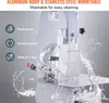 A close-up of a meat band saw with water splashing around it, highlighting its features. Náhled obrázku produktu