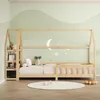 ML-Design Kinderbett 90x200cm mit Rausfallschutz, Regal, Produktbild-Vorschau 8