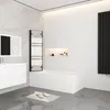 AICA 130cmx140cm Badewannenaufsatz Schwarz mit Blickdichten Produktbild-Vorschau 5