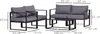 Outsunny Vierteiliges Gartenmöbel Set, Sitzgruppe, Sofa mit Produktbild-Vorschau 3