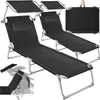 tectake® 2er Set Sonnenliege Chloé 4-stufig klappbar mit Produktbild-Vorschau 10