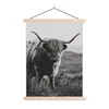 MuchoWow® Textilposter Schottische Hochlandbewohner - Natur Produktbild-Vorschau 1