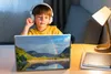 MuchoWow® Laptop Aufkleber Sticker Cover Ein kleiner See Produktbild-Vorschau 3