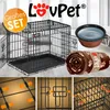 LOVPET® Hundekäfig klappbar Hundetransportkäfig Inkl. Produktbild-Vorschau 7