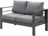 MEXO Loungesofa Gartenmöbel Set 2-Sitzer Gartensofa aus Produktbild-Vorschau 1