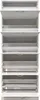 Milani Home - scarpiera moderna 5 antecm 24 l x 60 p x 180 Anteprima dell’immagine prodotto 2
