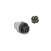 DELOCK M12 Steckverbinder A-kodiert 4 Pin Stecker Produktbild-Vorschau 2