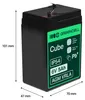 Batterie Agm 6V 5Ah sans entretien pour alarme Ups Voir les images du produit 9