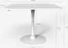 Goblet stil quadratischer Tisch mit abgerundeten Kanten Produktbild-Vorschau 11
