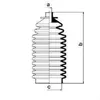SPIDAN 83539 Lenkmanschette Gummi für RENAULT 4 (112) Produktbild-Vorschau 3