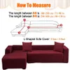 Dicke Sofabezug Ecksofa L Form Jacquard Stretch Sofa Produktbild-Vorschau 9