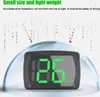 A digital speedometer display with green LED numbers, enclosed in a transparent dome, with digital code graphics in the background. Náhled obrázku produktu