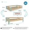 Lit de sol transformable en lit pour petit enfant, 90x190 Voir les images du produit 4