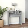 vidaXL Konzolový stolík Grey Sonoma 78x30x80 cm Drevo Náhľad obrázku produktu 2