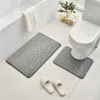 Lot de 3 tapis de bain antidérapants, mousse à mémoire de Voir les images du produit 5