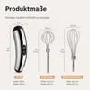 Kabelloser Handmixer, elektrischer Schneebesen mit 5 Produktbild-Vorschau 3