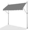 ALIGHTUP Marquise de balcon 300x120x(200-300) cm Marquise Voir les images du produit 10