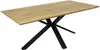 Esstisch 180x100 cm Eiche durchg. Lamelle Schweizer Kante Produktbild-Vorschau 1