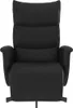 vidaXL Fauteuil relax avec repose-pieds Noir Similicuir Voir les images du produit 3
