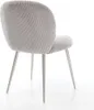 DELIFE Esszimmerstuhl Nube-Flex Cord Silbergrau 4-Fuß Produktbild-Vorschau 5