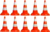10er Set - Pylonen 50cm, Warnkegel, 10 Stück Verkehrskegel Produktbild-Vorschau 1