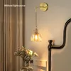 Kinkiet ścienny w stylu vintage, lampa ścienna w kwiaty, Podgląd zdjęcia produktu 3