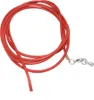 Lederband Rundschnur Rindleder 2mm orange gefärbt mit 1x Produktbild-Vorschau 1