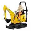 Bruder JCB Mikrobagger 8010 CTS und Bauarbeiter Produktbild-Vorschau 8