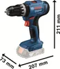 Bosch GSB 18V-25 Professional Trapano avvitatore a Anteprima dell’immagine prodotto 12