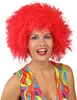 Struppige Haare Rote Clownsperücke Harlekin Damen Perücke Produktbild-Vorschau 1