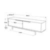 TV Schrank ’Urejovle’ mit 2 Türen 160 x 36 x 45 cm Weiß Produktbild-Vorschau 5
