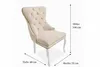 Krzesło Chesterfield Madame 2 (2 sztuki) - eleganckie Podgląd zdjęcia produktu 3