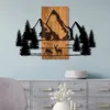 Wallity, Natural Habitat, Wanddeko, Nussbaum, Metall, 57 x Produktbild-Vorschau 1