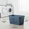 Plastard Wäschekorb 3er Set 20 Liter Blau aus Kunststoff Produktbild-Vorschau 4