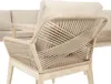 A close-up view of an outdoor chair with woven rope detailing, part of a larger furniture set. Náhľad obrázku produktu