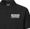 Huuraa Damen Polo Shirt Limited Edition Schriftzug L Black Produktbild-Vorschau 2