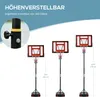 HOMCOM Basketballständer Outdoor mit Rollen, 160-210 cm Produktbild-Vorschau 4