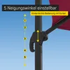 Ampelschirm 3,5 m rund Sonnenschirm Garten drehbar mit Produktbild-Vorschau 10